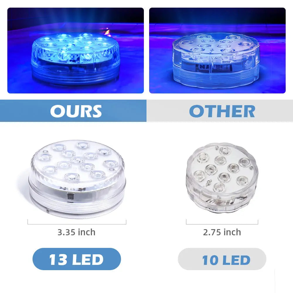 28 Key IR Remote Control Submersible LED Lights-4