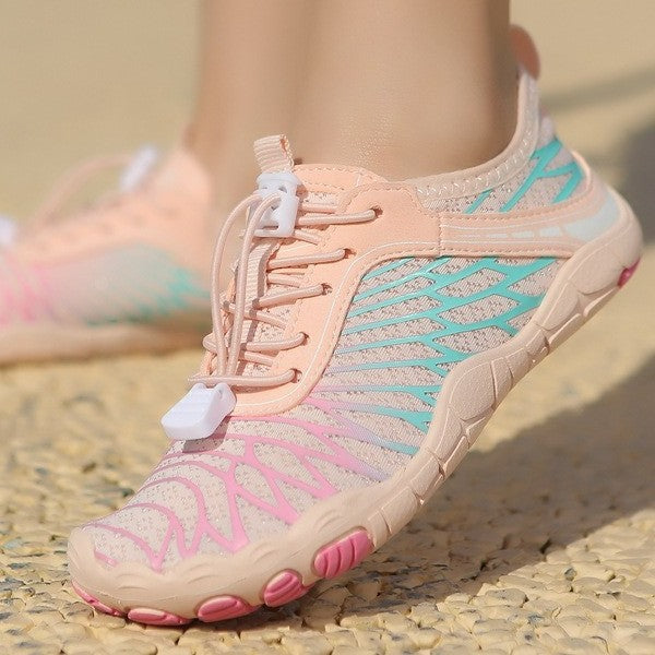 Kids' Water Shoes, Quick-Dry Non-Slip Beach and Swim Shoes with Easy...