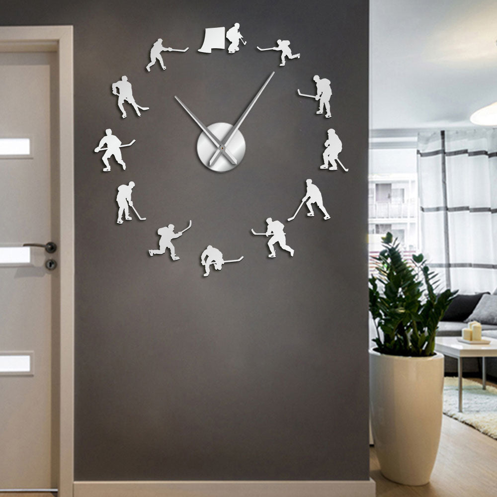 Frameless DIY Wall Clock 3D Mirror Wall Sticker - Memoriex