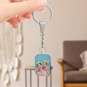 Personalised Crystal Keyring | Double-Sided Photo Pendant | Unique British Gift | Memoriex - Memoriex