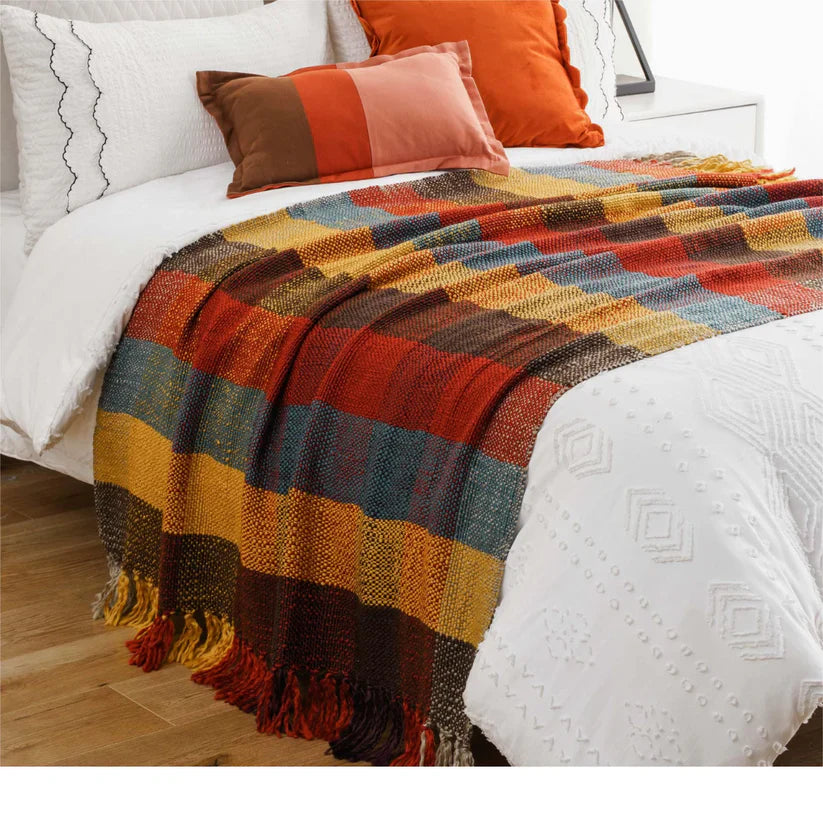 Vintage Plaid Throw-1