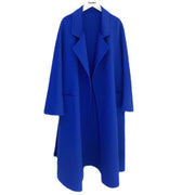 Cashmere Woollen Long coat | Fur Jackets Ladies | Trench coats - Memoriex
