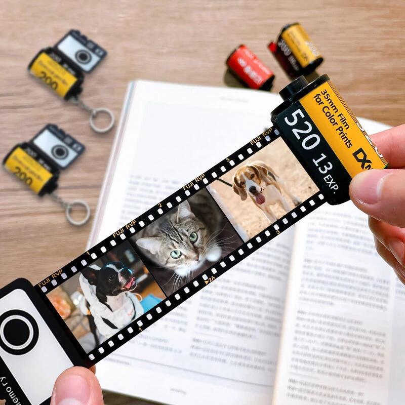 Memory Time Film Album Key Chain Creative Valentine's Day Birthday Gift Boyfriend Girl Friend Graduation Commemoration