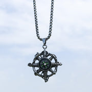 New Hip-Hop Accessories Sweater Chain Military Titanium Steel Necklace Men's Jewelry - Memoriex