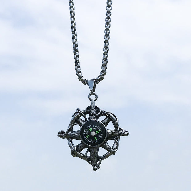 New Hip-Hop Accessories Sweater Chain Military Titanium Steel Necklace Men's Jewelry - Memoriex