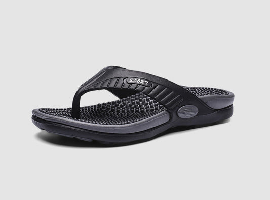 FitVille Men's RelaxStride Flip Flops-0