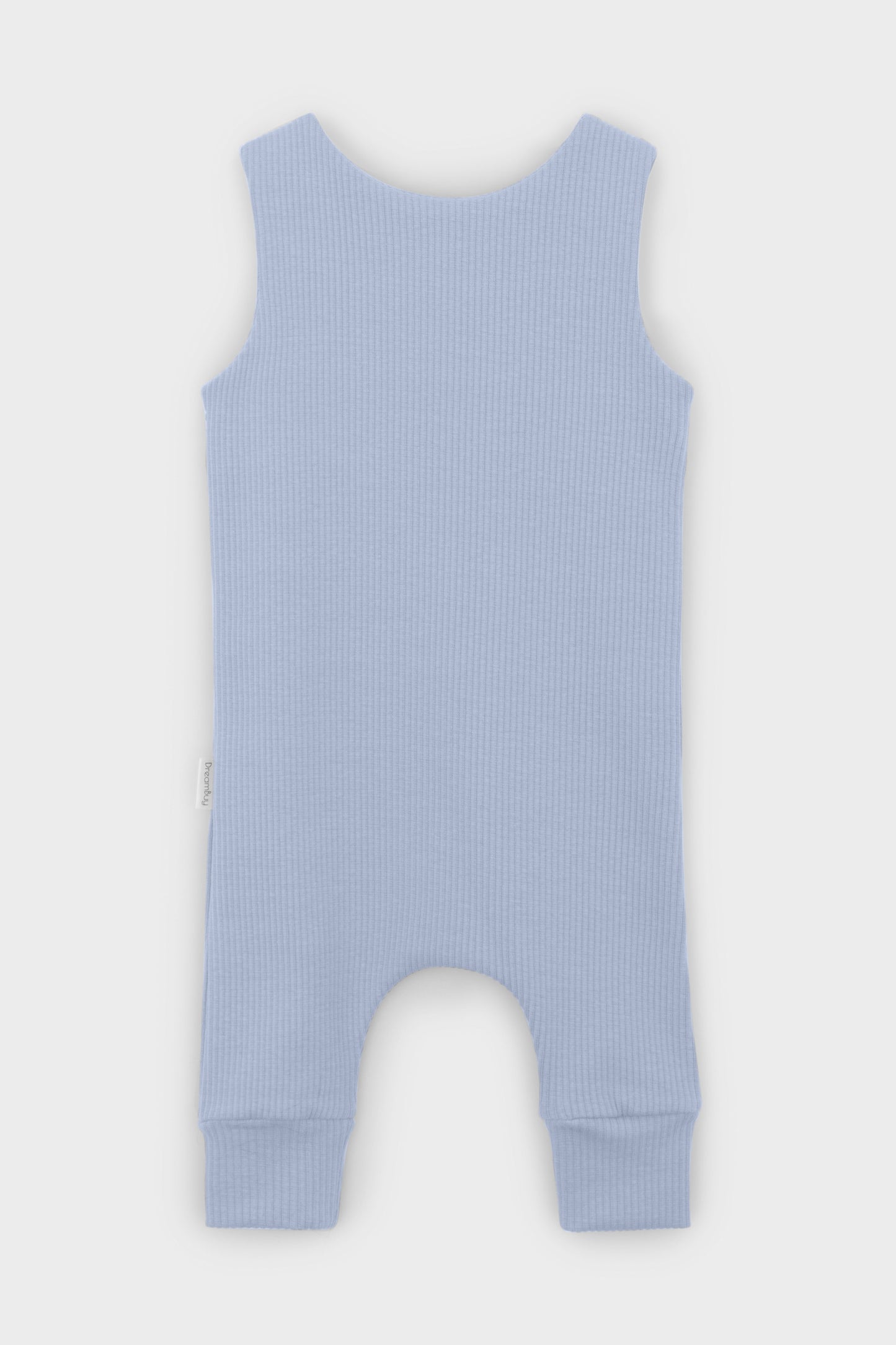 Powder Blue Dungarees-4