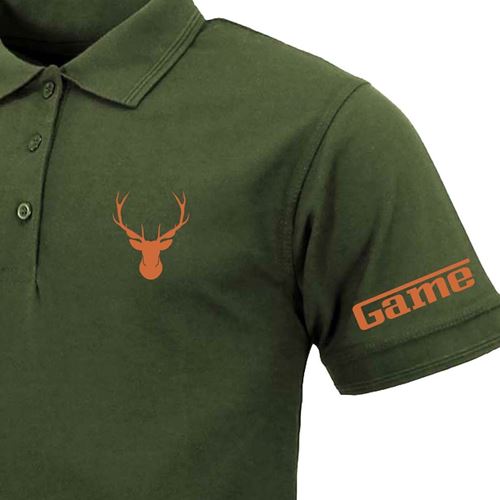 Game Stag Logo Polo Shirt-1