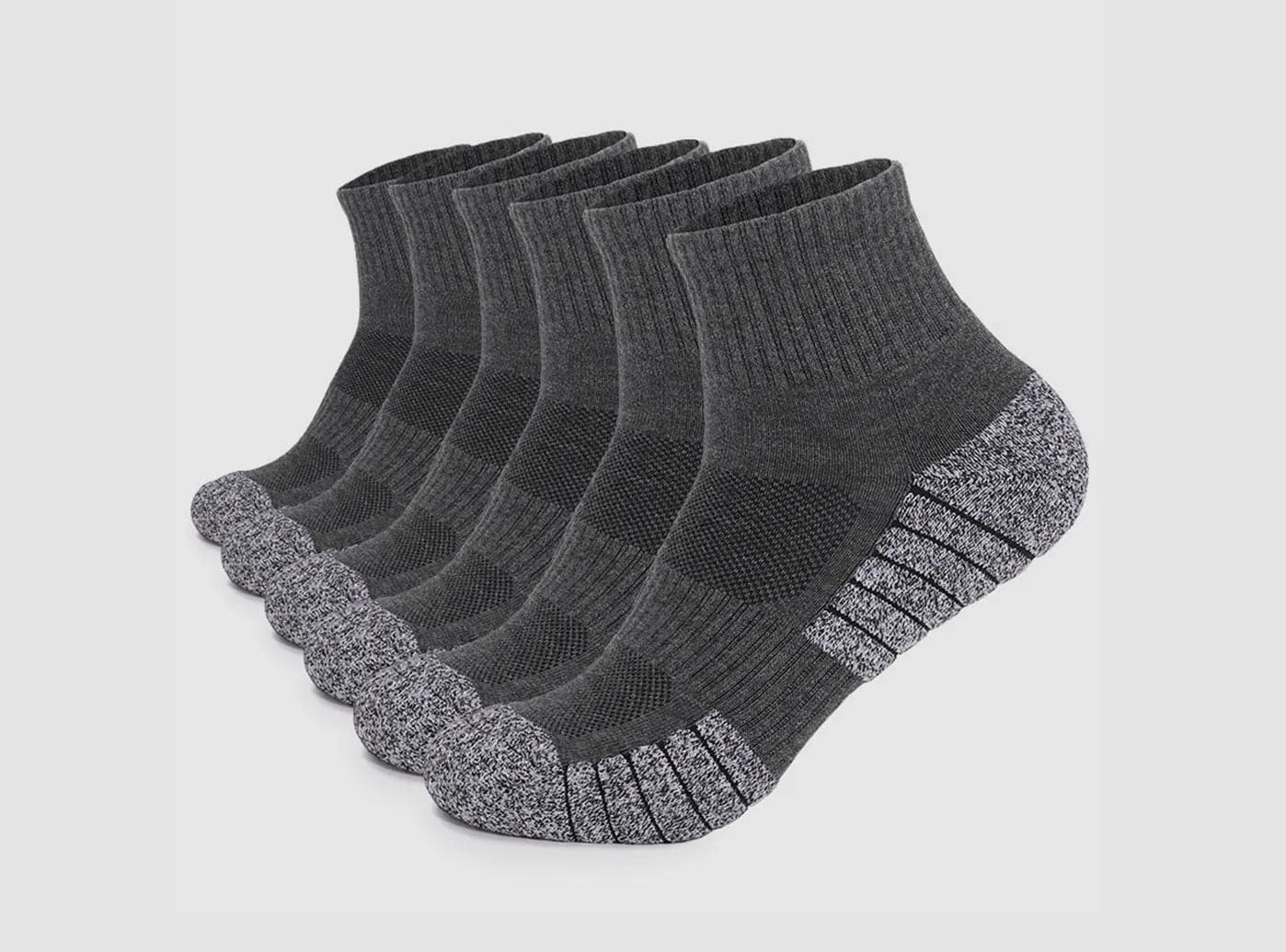 Sport Step Athletic Ankle Socks 3-Pair Bundle (Unisex)-13