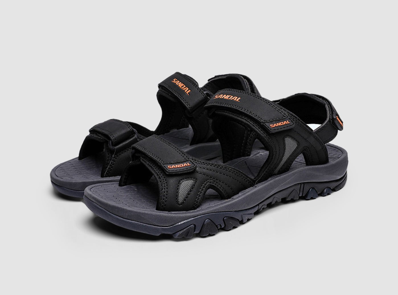 FitVille Men's ExploreEase Sandals V2-0