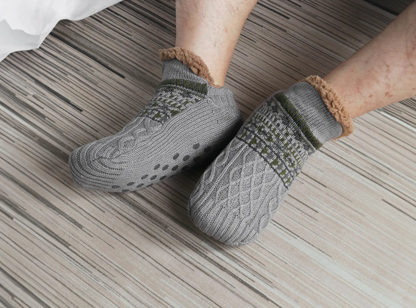 FitVille Knitted Thermal Socks (Unisex)-2