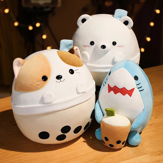 Kawaii Boba Animal Plush Toy-0