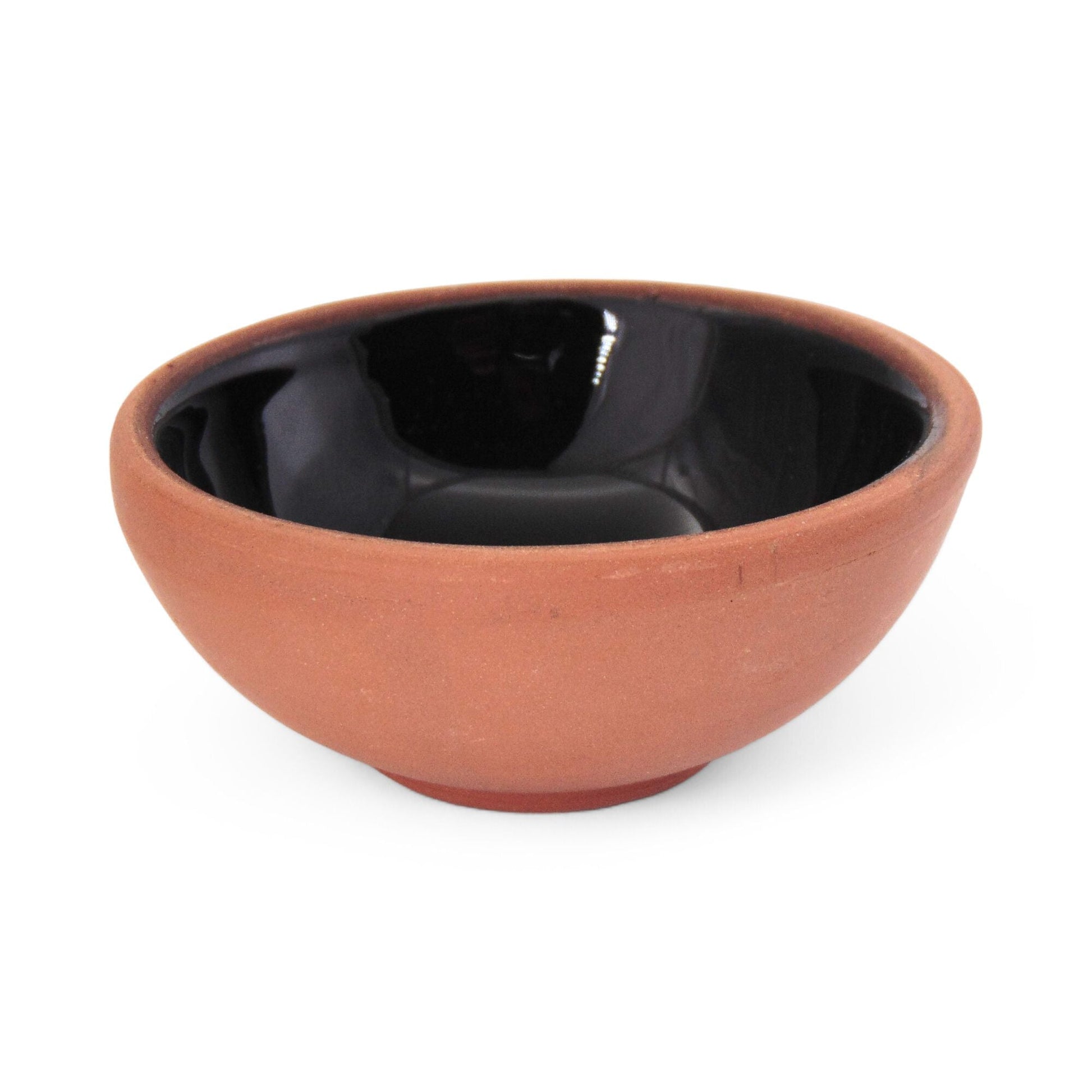 Handmade Ceramic Bowl Moroccan Black 8cm-1