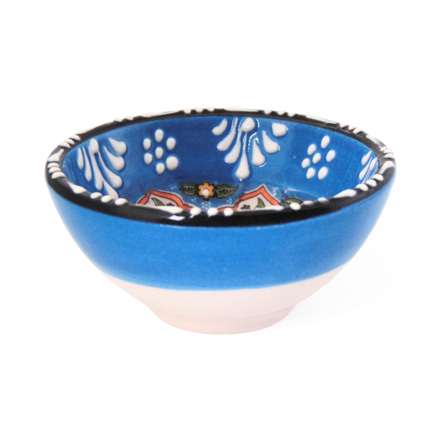 Handmade Ceramic Bowl Mexican Maya 8cm-2