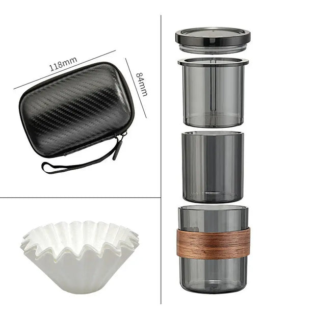 3 in 1 Hand Brew Coffee Pot Set - Memoriex 