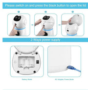 3.5L Automatic Robot Pet Feeder Pet Smart Feeder Stainless Steel Food Tray - Memoriex 