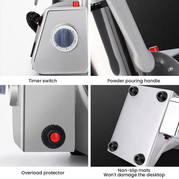 3000W, 800G Parts - Free Big - Capacity Grinder. Grinds herbs, coffee, grains, spices, medicine, wheat & dry food. - Memoriex 