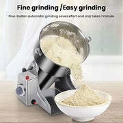 3000W, 800G Parts - Free Big - Capacity Grinder. Grinds herbs, coffee, grains, spices, medicine, wheat & dry food. - Memoriex 