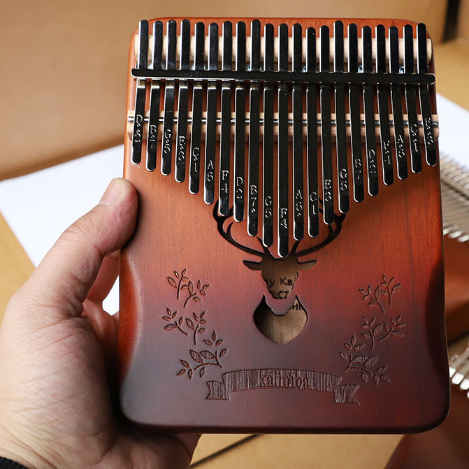 Thumb Piano Kalimba 21-Note Five-Finger Piano Girls Beginner Musical Instruments Kalimba Finger m Piano Authentic - Memoriex 