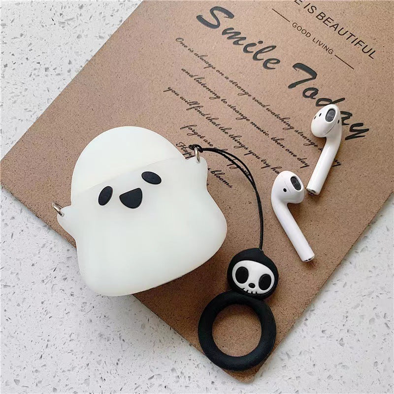 AirPods 5th generation silicone wireless Bluetooth earphone protective case suitable for Apple Pro 2nd generation cute box - Memoriex 