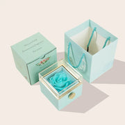 360° Flip Rose Gift Box Necklace Ring Gift Box For Women Girlfriend 2024 Hot Best Valentine Mother Day Birthday Gift Decoration - Memoriex 