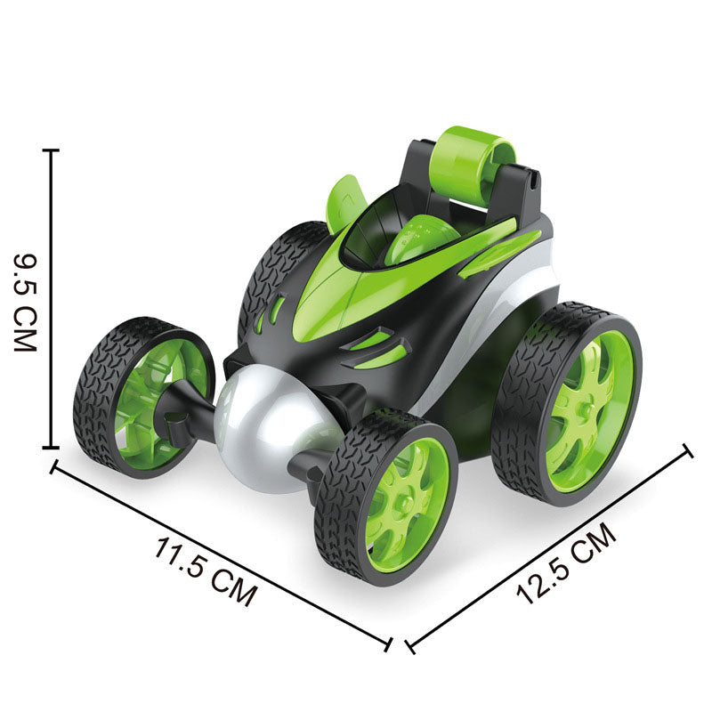 Electric Remote Control Dumper Stunt Car Toy Tumbling Stunt Double-Sided Car Electric Children's Toys - Memoriex 