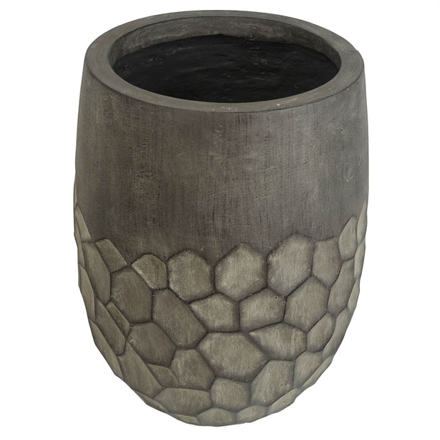 38cm x 27cm Honeycomb XL Planter Composite Plant Pot - Memoriex 