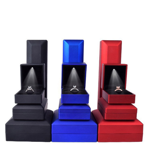 LED Light Jewellery Box |  Ring Box Pendant Box Necklace Box Bracelet Packaging Box