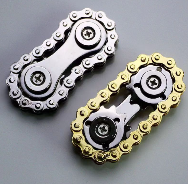 Gear car chain fidgets spinner gyro chain decompression gyro fun metal fingertips gyro toy for adult boy - Memoriex 