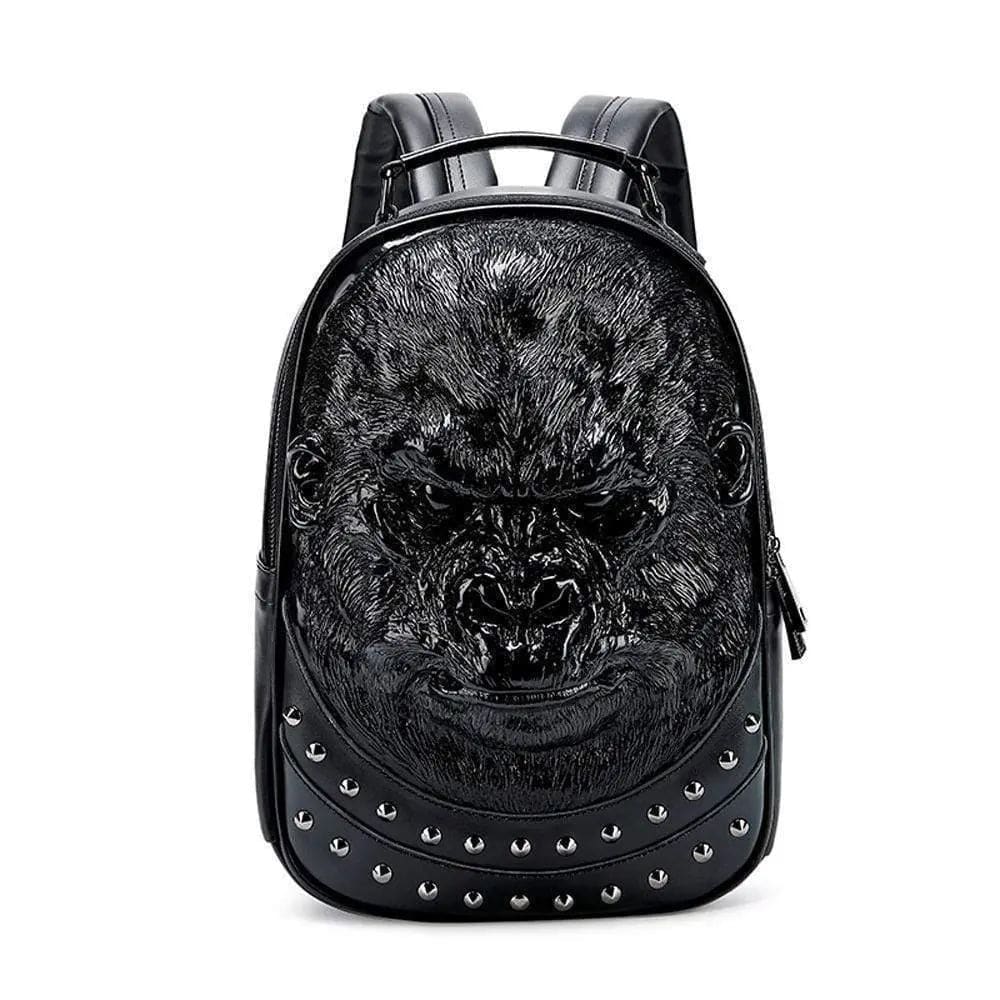 3D Backpack 3D modeling Waterproof Studded Apeman Wild Backpack Hip Hop Rucksacks-1