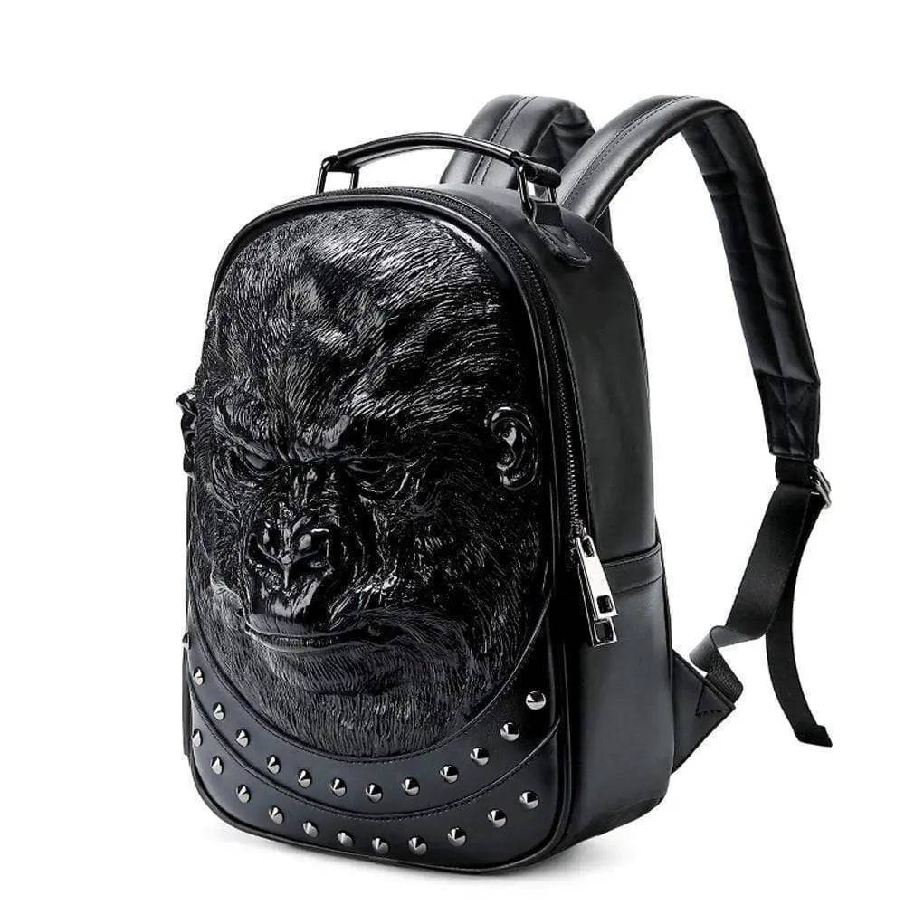 3D Backpack 3D modeling Waterproof Studded Apeman Wild Backpack Hip Hop Rucksacks-2