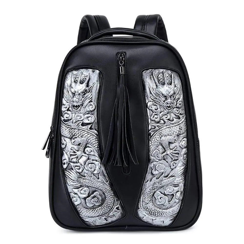 3D Backpack 3D Chinese Double Flying Dragon Backpack-2