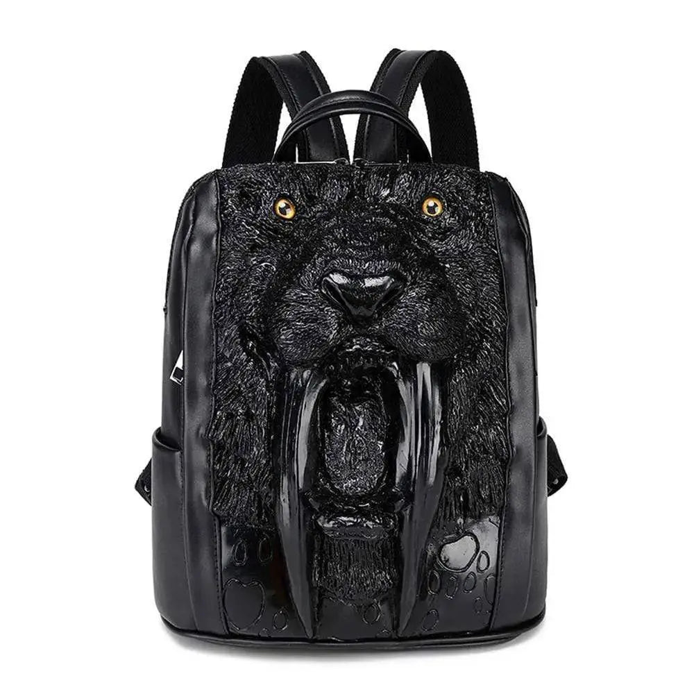 3D Backpack 3D Walrus With Dentures Zombie Vampire Teeth Backpack-2