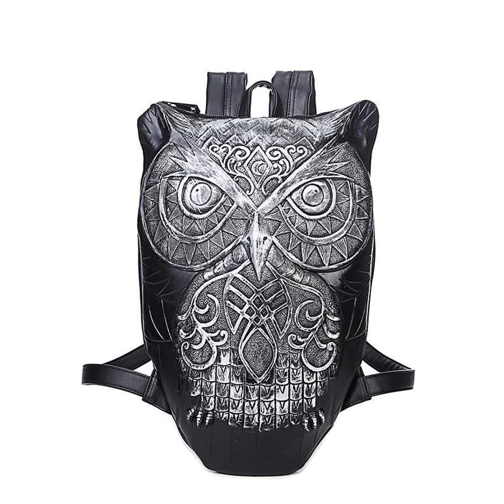 3D Backpack Generic Owl Design Small Backpack-0