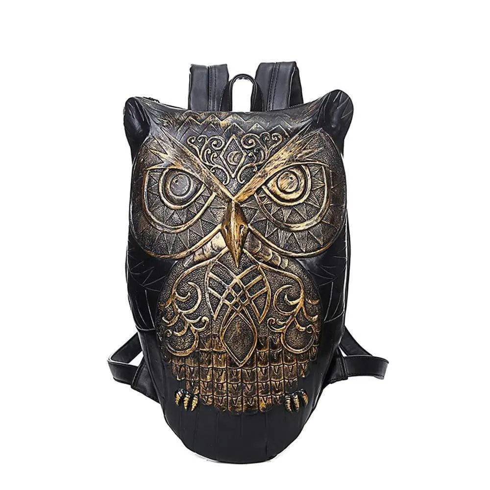 3D Backpack Generic Owl Design Small Backpack-1