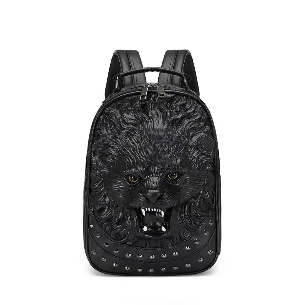 3D Lion backpack, Unisex Happy 3D Small Lion Styled Leisure Backpack-6