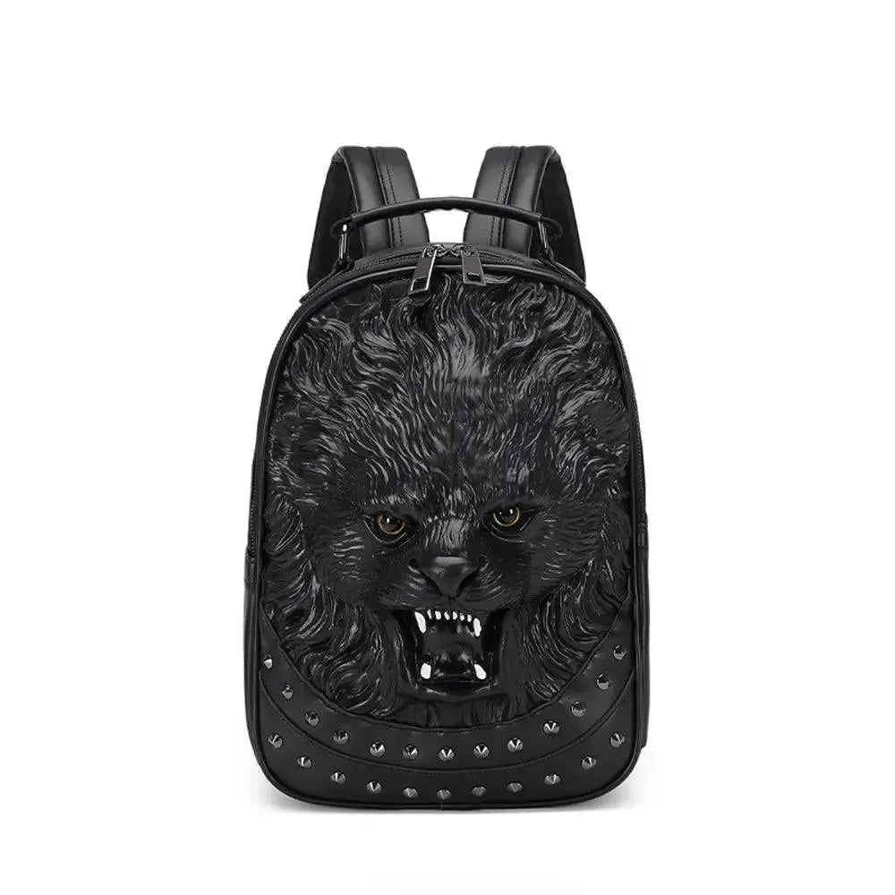 3D Lion backpack, Unisex Happy 3D Small Lion Styled Leisure Backpack-6