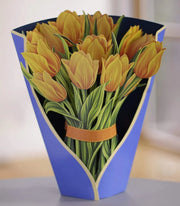 3D Paper Flowers Popup Greeting Cards Handmade Flower Bouquet Cards with Note Card and Envelope for Wedding Mother's Day - Memoriex 