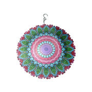 3D Rotating Wind Chimes Mandala Outdoor Garden Stainless Steel Decoration - Memoriex 