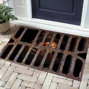 3D visual clown floor mat, funny entrance floor mat, illusion vortex floor mat - Memoriex 