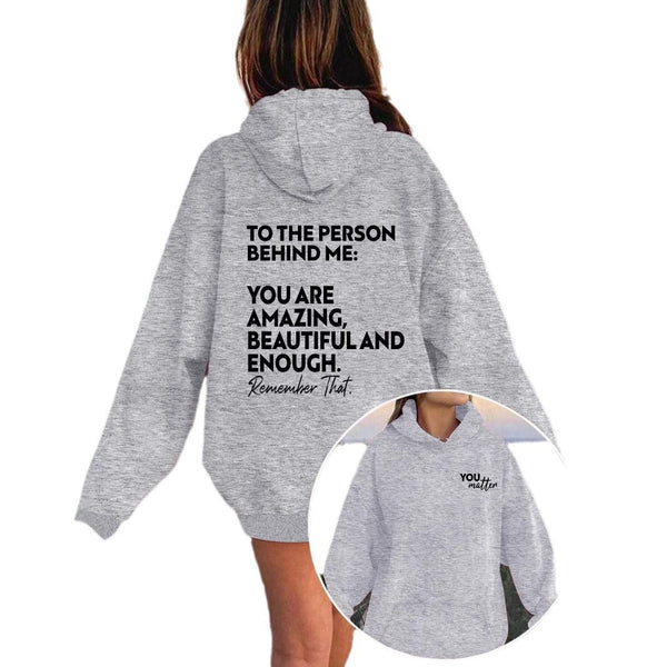 Sweatshirt with you matter print - Memoriex