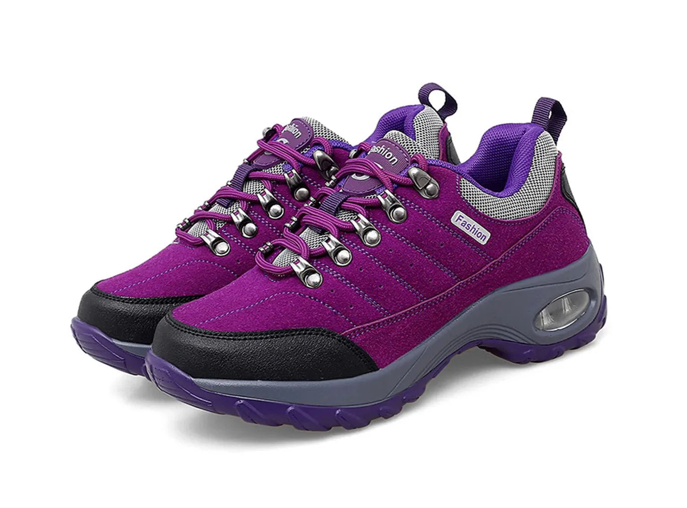 FitVille Women's Air-cushioned Hiking Shoes-4