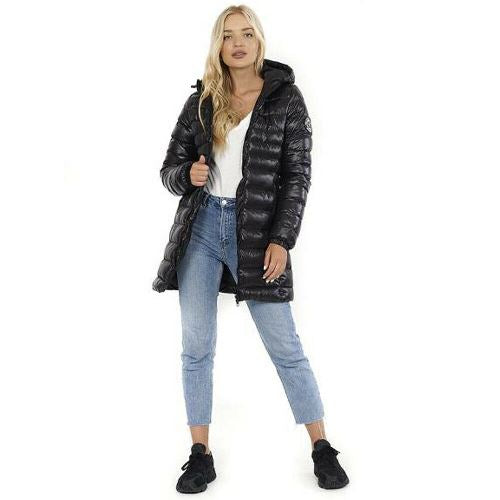 Ladies Brave Soul EverettLong2 Padded Jacket-1