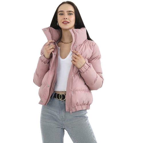 Ladies Brave Soul Slaypeach Puffer Jacket-2