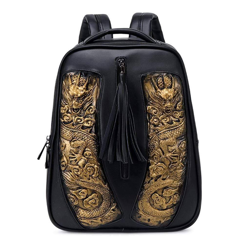 3D Backpack 3D Chinese Double Flying Dragon Backpack-4