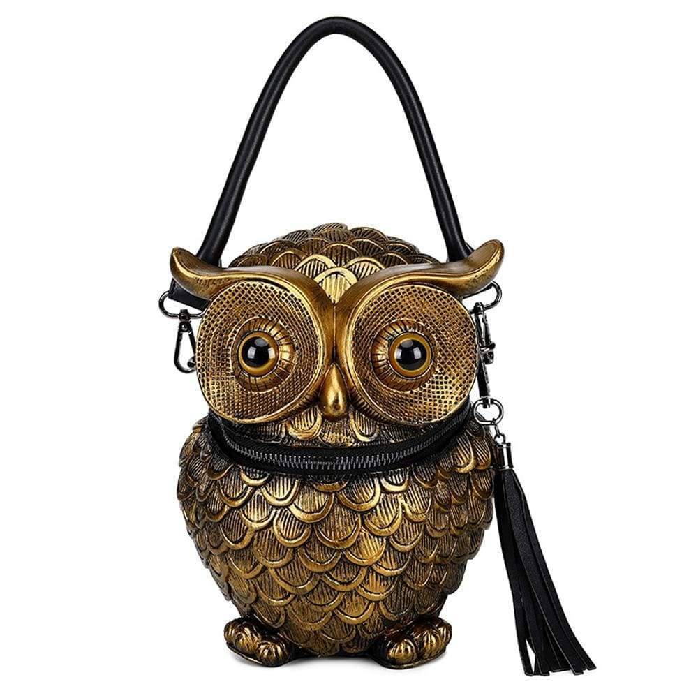 3D  Owl Handle Shoulder Messenger Cross body Backpack-6