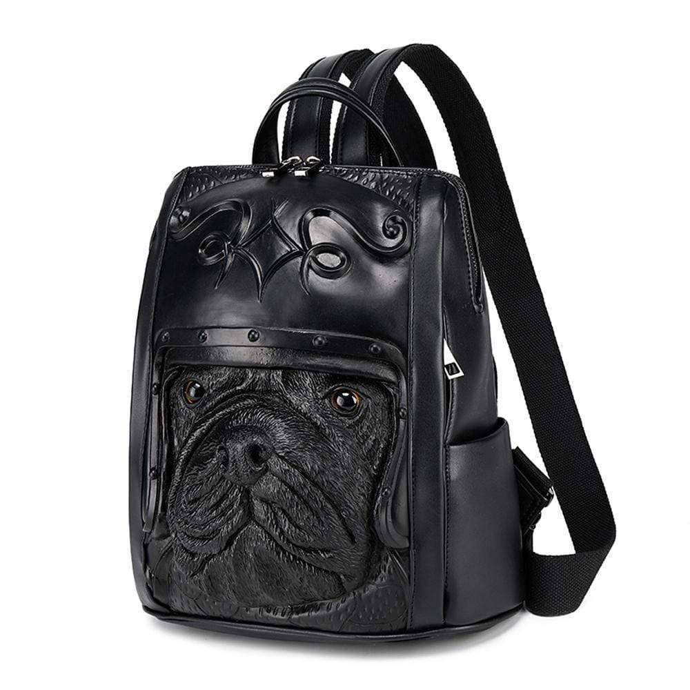 3D Backpack 3D Sha Pei Dog With Helmet Waterproof Backpack-1