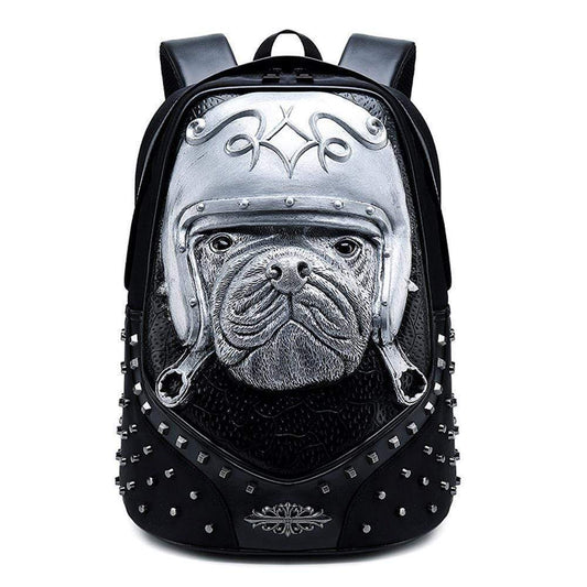 3D Backpack Unisex Creative Dog Pattern Trendy Backpacks-0