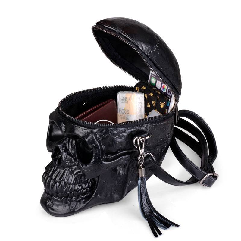 3D Skull Cross Body Bag Handle Mini Shoulder Handle Bag-4