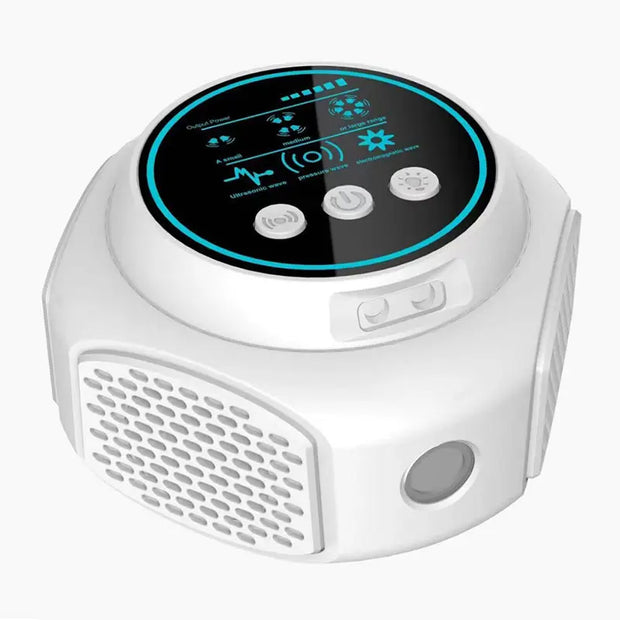 4-in-1 ultrasonic rodent repellent, 360° electronic rat repellent, repels indoor flies, cockroaches & mosquitoes. - Memoriex